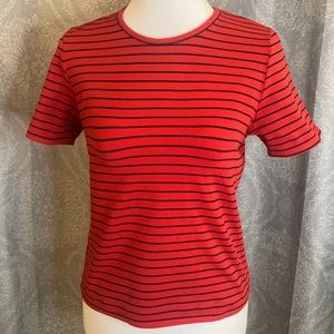 Nordstrom Studio 121 Premium Cotton Striped Tee Size M